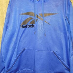 Men's Reebok Blue Hoodie Size X-Large